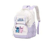 (5761631) Anime Lilo Stitch Backpack Large Capacity Bookbag for Boy Girl Men Women Leisure Waterproof Laptop Travel Bag Kid Gift Mochila