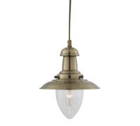 5787AB Small Fisherman Ceiling Light in Antique Brass