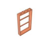 57894 6160 Window 1X4X6 Frame with 3 Panes 1 Pieces High-Precision MOC Building Bricks Replacement Parts Compatible with Lego bricks GDS-764 flesh color