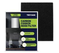 57cm x 47cm Carbon Cooker Hood Filter Cut to Size Universal Carbon Filter Extractor Fan Filters High Absorption for All Cooker Hoods & Extractor Fans Vent