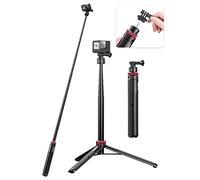 57in Selfie Stick Tripod for Gopro - ULANZI Go Quick II Extendable Tripod Stand Magnetic Suction Quick Release Vlog Accessories Handle for GoPro Hero 11 10 9 8 7 6 5/Max/DJI OSMO Action Cam