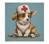57lilina 11ct Stamped Cross Stitch Kits for Adults, 14x14 in