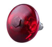 57lilina 250W Thickened Infrared Heat Lamp Bulb for Poultry, Reptiles & Pet | Promotes Pet Health for Chicks, Puppies, Tortoises, Poultry, Warm Durable for Terrariums, Brooders, Whelping Box, Red