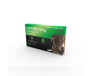 (57Mg) Capstar Dog Cat Flea Tablets Treatment 1 Pack