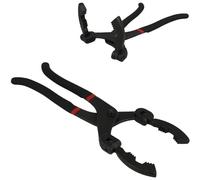 57mm - 120mm Flexi Jaw Oil Filter Pliers Swivel 90 Degrees - Adjustable Jaws, Slip-Joint Handle - Automotive Maintenance Tool