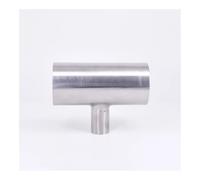 57mm 2.25" x 25mm 1" Pipe OD Butt Welding Reducer Tee 3 Way SUS 304 Stainless Steel Fitting Spliter Homebrew Beer Wine