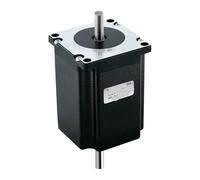 57mm 3a Nema23 4 Wire 2 Phase Stepper Motor 56mm Length 1.2Nm Torque 180Oz-in Motor(6.35mm,1.2N Double shaft)