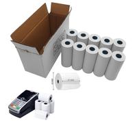 57mm x 40mm Thermal Till Rolls - BPA-Free Receipt Paper for POS, Card Machines, EPOS Systems - Fade-Resistant, Dual-Sided Printing, Long Storage Life, Compatible with Verifone & Ingenico (20)