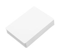 57pcs Blank White Playing Cards for Close up Stage Magic Practice | Paper Deck, Smooth Handling, Beginner Friendly Training, Stage Illusion Prop, White Color