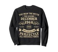 57th Birthday Gifts For Men December 1968 57 Year Old Bday Sweatshirt