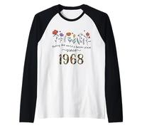 57th Birthday Making The World A Better Place Since 1968 Raglan Baseball Tee