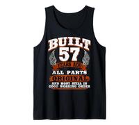 57th Birthday Present Funny Birthday Saying for 57 Years Old Tank Top