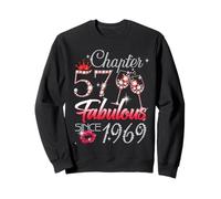 57th Birthday Queen Chapter 57 Fabulous Since 1969 Women Sweatshirt