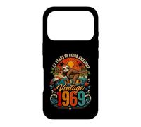 57th Birthday Retro Sloth Tropical Vintage 1969 57 Years Old Case for iPhone 17 Pro