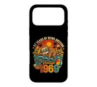 57th Birthday Retro Sloth Tropical Vintage 1969 57 Years Old Case for iPhone 17 Pro Max