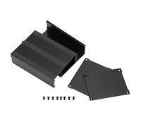 57x76x100mm Aluminum Alloy Enclosure, Circuit Board Box, Protective with Screws, Sandblasted Oxidized for GPS, Industrial Equipment