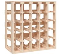 (58.5 x 33 x 60.5 cm (W x D x H)) vidaXL Solid Wood Pine Wine Rack Wooden Whisky Bottle Holder 25/48 Bottles