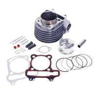 58.5mm Bore Cylinder Compatible with 160cc GY6 Scooter Engine With Piston Fits 4T 157QMJ Compatible With ATV And Go Kart
