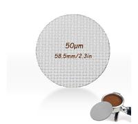 58.5mm Puck Screen, 50μm Coffee Filter Mesh Plate, Lower Shower Coffee Screen, Reusable for Espresso Portafilter Filter Basket, 1.7mm Thickness