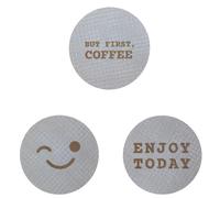 58.5mm Puck Screen for Espresso 58mm Portafilter, 3 Pack Stainless Steel Coffee Filter Screen, Reusable Espresso Puck Screen for E61 Group Head Machines