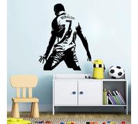 58*74cm-soccer Player Cristiano Ronaldo Wall Art Decal Stickers Nursery Boys Kids Room Decor Football Wall Decals Sticker