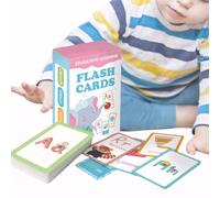 58 Baby Flash Cards For Toddlers Age 1 2 - ABC Learning Resources For 3 4 Year Olds - Alphabet Numbers Colors Letters Animals Learn Activities - First Words Educational Game