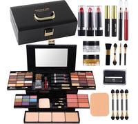 58 Colors Professional Makeup Set for Women, Complete Kit, All-in-One Makeup Set for Women and Girls, Beginner, Makeup Gift Set with Eyeshadow Blush, Lipstick, Compact Powder, Mascara, Eyeliner, Lip