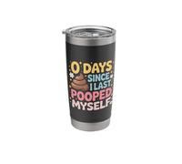 58 Days Since I Last Pooped Myself Meme Stainless Steel Insulated Tumbler