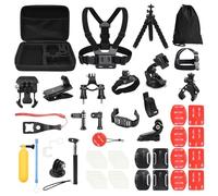 58 in 1 Action Camera Accessory Kit, Compatible with GoPro Hero13 12 11 10 9 8, Hero 5/6/7, Insta 360, DJI Action, DBPOWER, AKASO, VicTsing, APEMAN WiMiUS Rollei QUMOX Lightdow Campark and Sony Sports