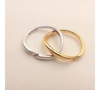 (58) PANDORA Essence Two-tone Entwined Bands Ring