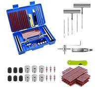 58 Pcs Heavy Duty Tubeless Tyre Repair Kit for Car Van Motorcycle Puncture