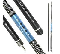 58" Pool Stick Cue for Adults Billiard Players House Bar with 13mm Tip 20oz | Professional 58" billiard cue; 5/16x18/3/8x8 joint; 13mm tip; Canadian maple; warp-resistant; for home, bar tournament