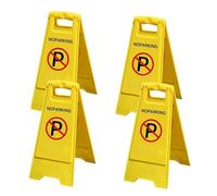 580 g Heavy-Duty "No Parking" A-Frame Sign - Windproof PP Plastic Prohibition Marker for Driveways, Loading Zones & Private Property