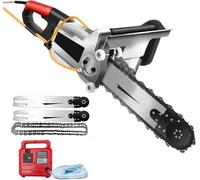 5800W/6500W Diamond Chain Wall Cutter - Chainsaw Wall Chaser, 2 Chains & Guides, 35cm/48cm Depth, Water Cooling for Reinforced Concrete/Renovation