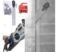 5800W/6500W Electric Concrete Saw, Concrete Chainsaw 14"/19" Wall Cutter Machine, Diamond Chain Saw for Grooving Bricks, Lightweight Reinforced, Supply Du-st Removal Chain(35cm,1*Blade)