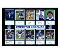 (581) Everton Legends x10 Signed A4 Photograph (21 X 297 CM) Art Work Wall Art Display (REPRINT) #####
