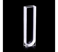 581 Glass Cuvette Cell - 5mm Path Length, 4ml Volume, Optical Glass for Laboratory Use