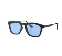 5812 Nero opaco/Azzurro Unisex Outlet sunglasses Acetate Black Light blue Squared Polarized