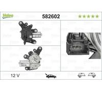 VALEO - Wiper Motor - Rear - 582602 - CAPTUR (2013 -), CLIO 4 (2012 -)