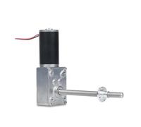 5840 31ZY DC 12V 24V Worm Gear electronic starter 12-470RPM Long Shaft High Torque Power Reduction Turbo Gear electronic starter Reducer M8(40 RPM,24V With Bracket)