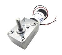 5840-31ZY M8 axis DC12V 24V worm gear motor self-locking torque 70KG.CM PWM 12/16/27/40/80/160/260/470RPM(24V 80rpm)