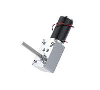 5840-31ZY M8 threaded shaft worm gear motor high torque right angle speed regulating forward and reverse reducer(60RPM,12V)