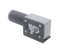 5840-31ZY Worm Gear Motor DC 24V 7RPM~470RPM Speed Adjustable Small High Torque Power 5.0 1Pcs(With bracket,80 RPM)