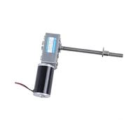 5840-31ZY Worm gear reducer electronic starter screw electronic starter M8 screw shaft 12v24V self-locking electronic starter 12-470RPM ICXLPMC(80 RPM_12V)