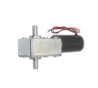 5840-31ZYS DC Small Motor 12V Slef Locking Gearbox Reductor 24V Large Torque Double Shaft Motor For Fan Reducer(Without bracket,12 RPM_24V)