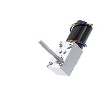 5840-3650-M8 Threaded Long-axis Worm DC Reduction Motor 12V24V High Torque 1Pcs(27RPM,24V Single Motor)