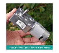 5840-545 Dual Shaft Worm Gear electronic starter DC 12V-24V 2.2RPM-4.4RPM Slow Speed High Torque Turbo Worm Gear Reduction electronic starter DIY Robot