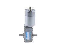 5840-555 12V 24V Double Output Shaft Worm Gear Motor DC Adjustable Speed Can 1Pcs(160RPM,24V only Motor)