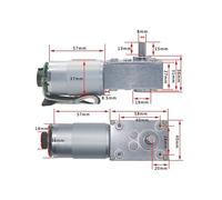 5840-555B Encoder High Torque High Speed DC electronic starter 12v 24v Worm Gear electronic starter AUOQKQUT(16RPM_12V)