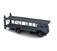 58486 Brekina Truck Fiat 642 Car Transporter Gray 1962 Scale 1:87